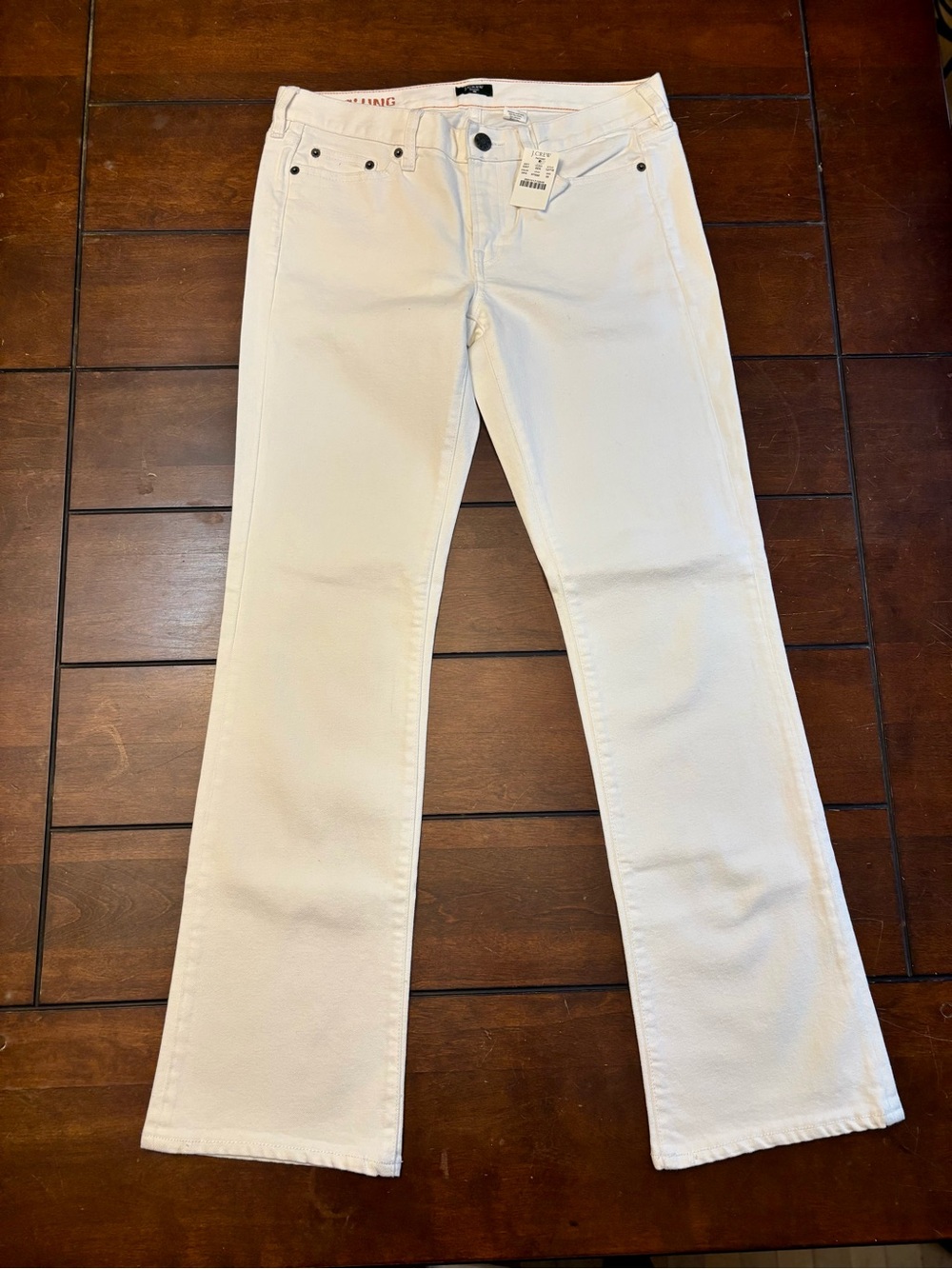 NWTs!!! J. Crew White “Skinny Flare” Jeans.